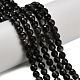 Natürliche silberne Obsidianperlenstränge&nbsp;G-C280-B08-6mm-1