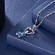 Trendy 925 Sterling Silver Pendant Necklace NJEW-BB30746-2