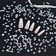 Pandahall elite 135 g perline di semi di vetro trasparente SEED-PH0002-04-4