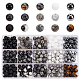 Pandahall elite 300pcs 15 styles perles de pierres précieuses mixtes naturelles et synthétiques G-PH0002-34-1