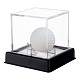 Vitrina cuadrada de acrílico transparente para pelotas de golf AJEW-WH0323-05A-1