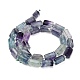 Natürlichen Fluorit Perlen Stränge&nbsp;G-D109-A01-5