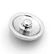 Плоские кнопки пружинные эмали ювелирных изделий круглые из цинкового сплава SNAP-N010-89B-NR-2