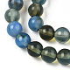 Perles rondes de fils de verre GLAA-M044-01N-3