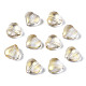 Perles de verre peintes par pulvérisation transparent GGLA-S054-012B-01-1