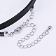 PU Leather Cord Choker Necklaces NJEW-H477-42P-4