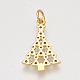 Brass Cubic Zirconia Pendants & Stud Earrings & Adjustable Rings Jewelry Sets SJEW-S043-05-7