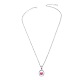 Tinysand chic 925 colliers à pendentif ovale en argent sterling cz TS-N285-R-3