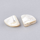 Perles de coquillage blanc naturel SHEL-T005-07-2
