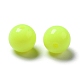 Fluorescent Acrylic Beads MACR-R517-10mm-01-1
