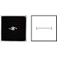 Benecreat 12 confezione piccola scatola quadrata orecchino anello kraft 5.2x5.2x3.3cm scatole regalo di gioielli in cartone bianco marmo per san valentino CBOX-BC0001-33-4