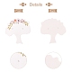 Cartes d'affichage de boucles d'oreilles en carton CDIS-L003-A02-A-4