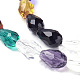 Glass Beads Strands EGLA-E010-10x15mm-03-3