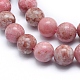 Chapelets de perles en rhodonite naturelle G-G823-06-8mm-3