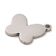 304 Stainless Steel Charms STAS-E199-02P-2