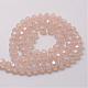 Electroplate Glass Bead Strands GLAA-K016-6x8mm-05PL-2