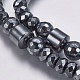 Nicht magnetische synthetische Hämatit Mala Perlen Halsketten NJEW-K096-11C-3