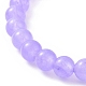 Bracelets extensibles en perles mélangées de pierres précieuses naturelles BJEW-JB09121-6