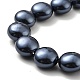 Perles de perles de coquille galvanoplastie BSHE-G027-03B-3
