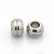Rondelle 201 perle in acciaio inox STAS-N044-19-1