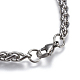 304 Stainless Steel Wheat Chain Necklaces NJEW-F242-14P-B-3