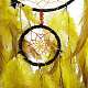 Iron Woven Web/Net with Feather Pendant Decorations AJEW-B017-19-4