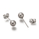 304 Stainless Steel Ball Stud Earrings EJEW-L254-01B-P-2