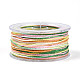 27 м сегментно окрашенные круглые полиэфирные витые шнуры&nbsp;OCOR-N009-02A-02-1