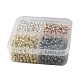 1000 pièces 4 perles d'espacement en plastique de fer et d'abs de style DIY-YW0006-95-5