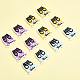 CHGCRAFT 12Pcs 2 Colors Silicone Beads SIL-CA0002-42-3