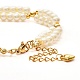 Bracelets de perles de cornaline naturelle rondes reiki de guérison pour fille femmes X1-BJEW-TA00013-5