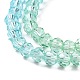 Transparent Glass Beads Strands GLAA-E036-07C-5
