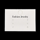Papier-Vitrinenkarte mit dem Wort „Modeschmuck“. CDIS-L009-06-2