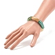 Bracelet extensible épais en tube incurvé en acrylique pour femme BJEW-JB08285-4