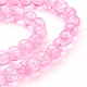 Chapelets de perles en verre craquelé X-CCG-Q001-6mm-02-1