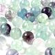 Creazione di gioielli con perline di fluorite naturale fai da te DIY-LS0002-72-4