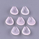 Transparent Spray Painted Glass Charms GLAA-S183-12A-1