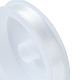 透明な弾性クリスタルスレッド  伸縮性のあるストリングビーズコード  ビーズジュエリー作り  ラウンド  透明  0.5mm  約13.67ヤード（12.5m）/ロール EW-YW0001-02-0.5-3