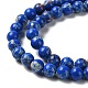 Synthetic Imperial Jasper Dyed Beads Strands G-D077-A01-01A-4