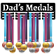 Слово папа медали мода железная медаль вешалка держатель дисплей настенный стеллаж ODIS-WH0021-041-2