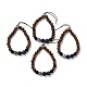 Fabrication de bracelets en perles de bois BJEW-PH00009-18-4