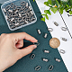 UNICRAFTALE 60pcs 6x12mm 201 Stainless Steel Slide Charm Two Large Hole Slider Loose Beads Connector Leather Wristband Locking Clips Spacer Beads for Leather Cord Bracelets Jewelry Making STAS-UN0043-62-3