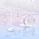 Perlas de vidrio pintadas con spray transparente en dos tonos de sunnyclue GLAA-SC0001-58B-5