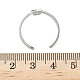 Регулируемые манжетные кольца из нержавеющей стали 304 RJEW-Z105-01P-03-5