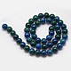 Synthetic Fossil Beads Strands G-L028-6mm-09-3