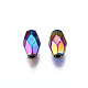Perlas de aleación de color arco iris chapado en estante PALLOY-S180-339-2