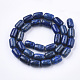 Chapelets de perles en lapis-lazuli naturel G-T126-01-2