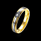 Regali di san valentino anelli da donna in acciaio al titanio con cuore in zirconi cubici RJEW-BB16491-7G-2