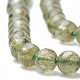 Perles d'apatite verts naturels brins G-S150-28-5mm-2