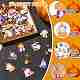 40Pcs 10 Styles Halloween Theme Alloy Enamel Pendants ENAM-CJ0004-77-3